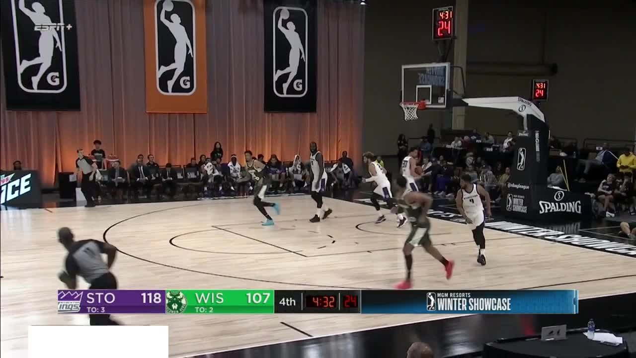 Michael Qualls (19 points) Highlights vs. Stockton Kings