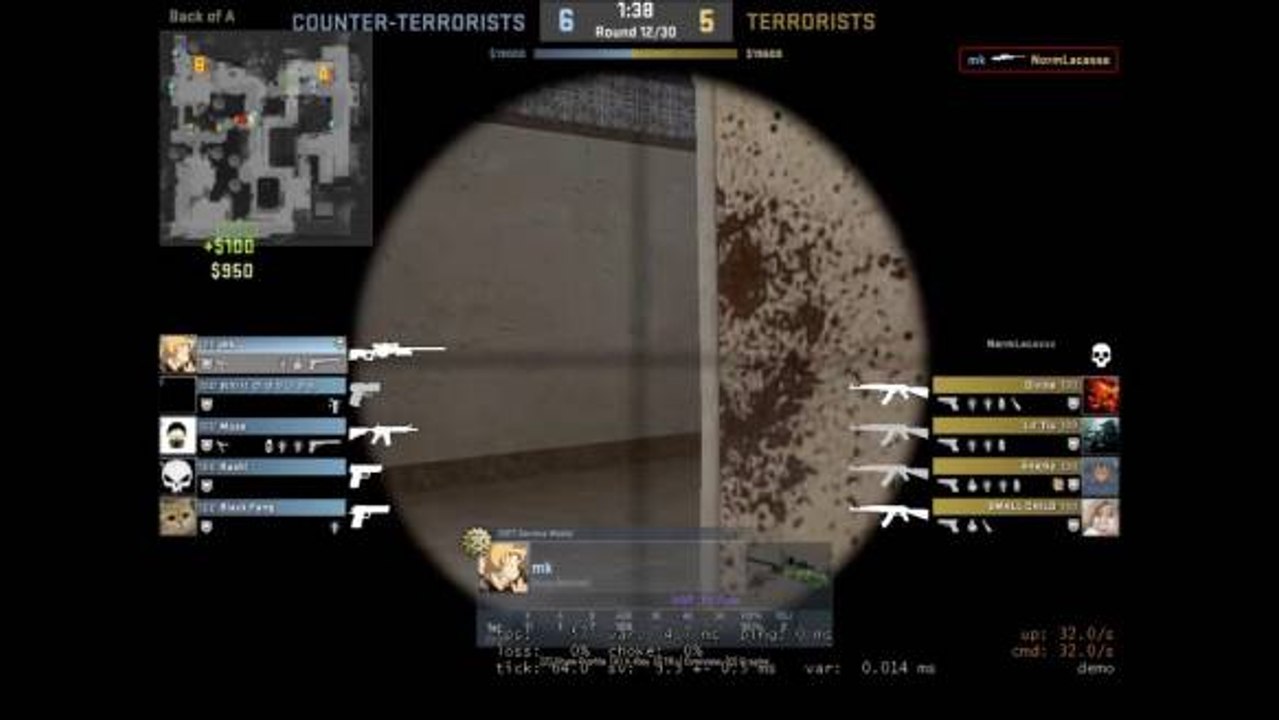 mk Sick 1 v 5 in CSGO