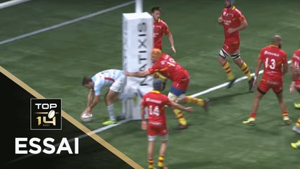 TOP 14 - Essai Olivier KLEMENCZAK (R92) - Racing 92 - Perpignan - J12 - Saison 2018/2019