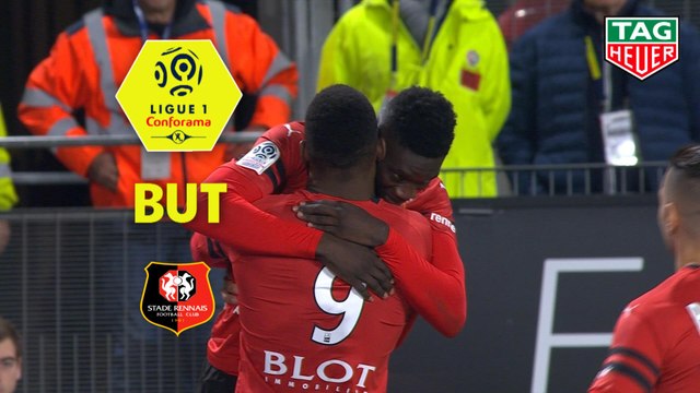 But Jordan SIEBATCHEU (47ème) / Stade Rennais FC - Nîmes Olympique - (4-0) - (SRFC-NIMES) / 2018-19