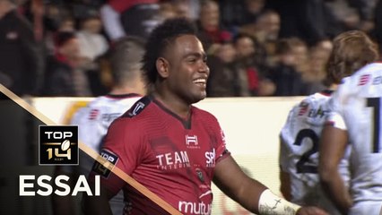 TOP 14 - Essai Filipo NAKOSI 3 (RCT) - Toulon - Lyon - J12 - Saison 2018/2019