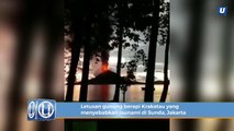 Letusan  gunung berapi Krakatau yang menyebabkan  tsunami  di Sunda, Jakarta