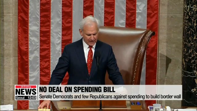 U.S. government temporarily shuts down over border wall row