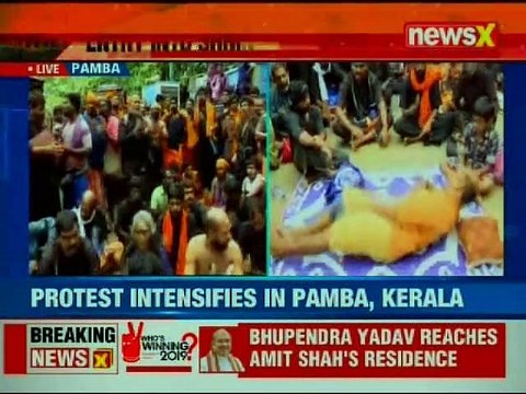 Sabarimala temple row escalates in Kerala, 11 women devotees blocked at Nilakkal base camp