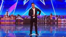 Malaysian Magician Throws Knife At Dec on Britain's Got Talent - Magician's Got Talent