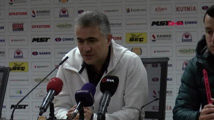 Spor Gazişehir Gaziantep - Kardemir Karabükspor Maçının Ardından