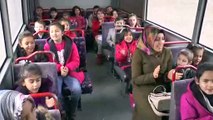 Köy çocuklarının ilk 'beyazperde' heyecanı- SİVAS