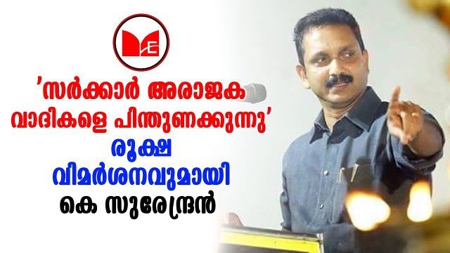 K Surendran | സർക്കാർ നടപടികളെ രൂക്ഷമായി വിമർശിച്ച് കെ സുരേന്ദ്രന്റെ ഫേസ്ബുക്ക് പോസ്റ്റ്.