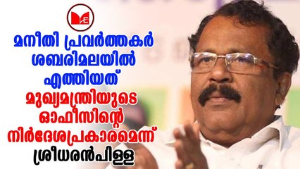 Sreedharan pillai | മുഖ്യമന്ത്രിക്കെതിരെ ഗുരുതര ആരോപണവുമായി ശ്രീധരൻ പിള്ള