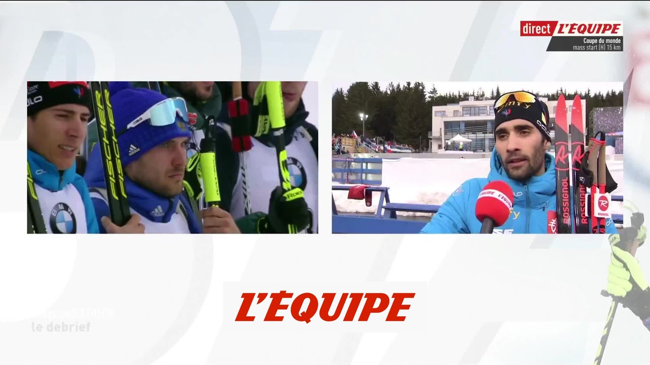 Fourcade «Dur d'être à 100% à chaque fois» - Biathlon - CM (H)