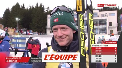 Download Video: Boe «Peut-être la plus belle course de ma carrière» - Biathlon - CM (H)