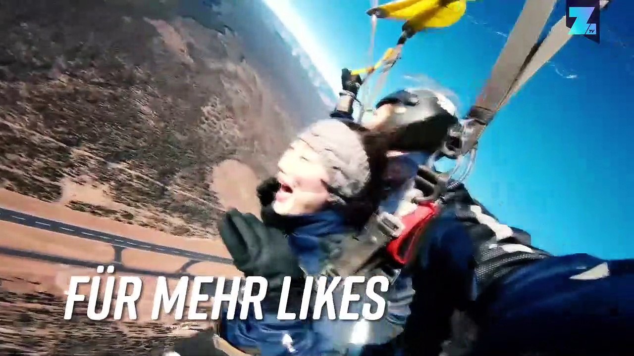 So spektakulär ist Fallschirmspringen über dem Grand Canyon