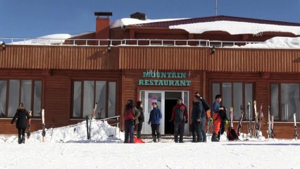 Merga Bütan Kayak Merkezi'nde hafta sonu yoğunluğu - HAKKARİ