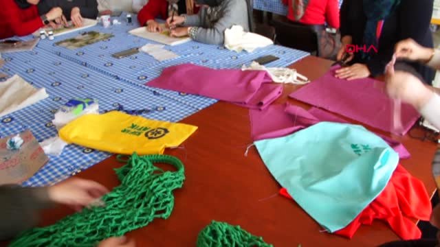 Bingöl Atık Kumaştan Alışveriş Çantası Ürettiler