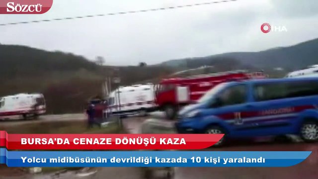 Cenaze dönüşü kaza