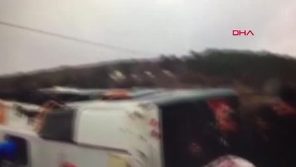 Bursa'da Cenaze Dönüşü Kaza: 19 Yaralı
