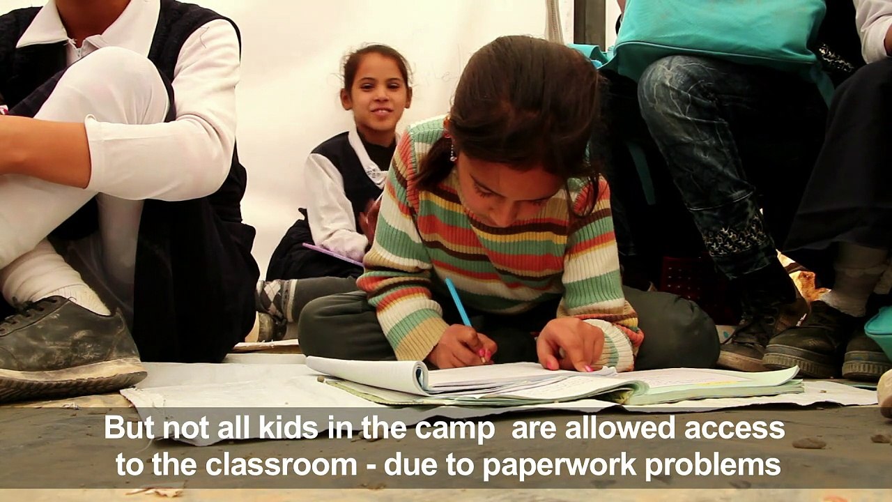 Kids in Iraq camps dream big, but can't enroll in school