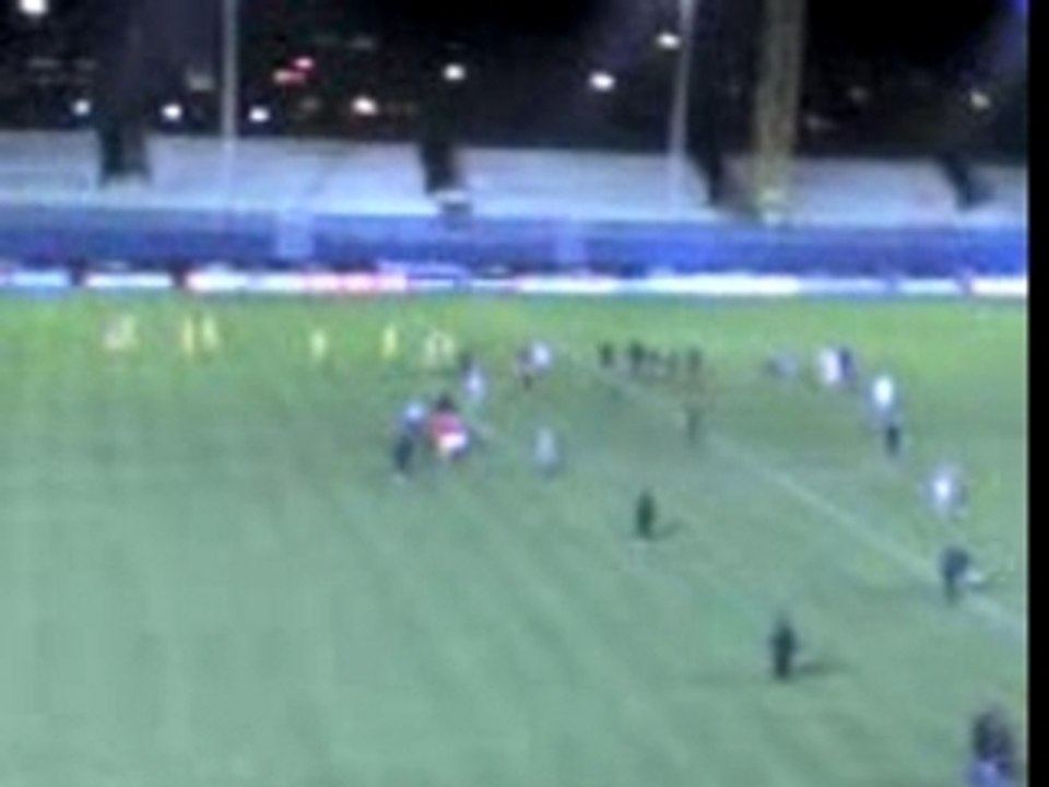 Fin de match Reims-Calais