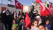 Suriyeliler Türkiye'ye destek için toplandı - ŞANLIURFA
