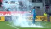 VIRAL: Football: Ajax goalkeeper hit by flare during 3-1 victory
