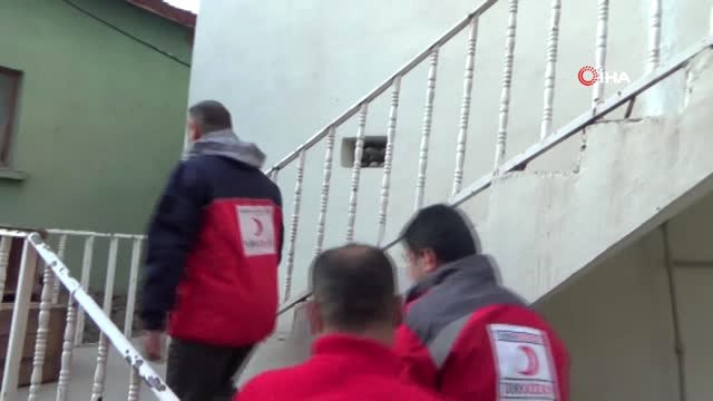Gündürü Ailesine Türk Kızılay'ından Yardım