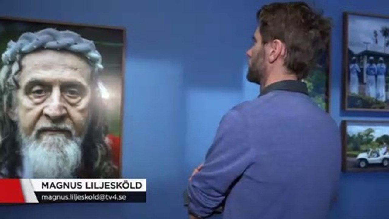 Jonas Bendiksen realiza exposição na Suécia sobre INRI CRISTO - TV4 Nyheterna