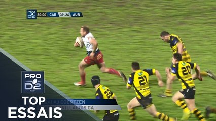 TOP Essais de la J16 – PRO D2 – Saison 2018/2019