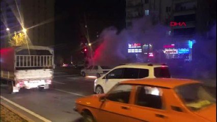 Kahramanmaraş Park Halindeki Otomobilde Yangın
