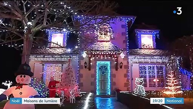 Noël : des maisons de lumières devenues de véritables attractions