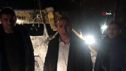 Kar nedeniyle kapanan ve 150'den fazla 'Silikozis' hastası bulunan köyün yolları açıldı