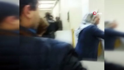 Duruşmaya alınmayınca polise saldırdılar