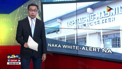 Mga pampublikong ospital sa bansa, naka-white alert na
