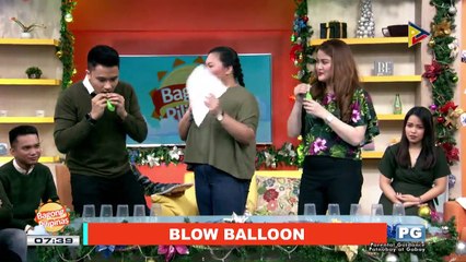 BAGONG PILIPINAS CHRISTMAS GAMES: Blow balloon