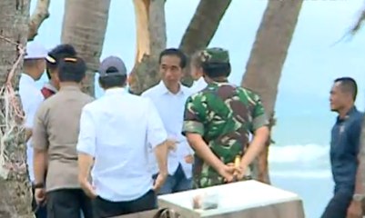 Pantau Kondisi Dampak Tsunami, Presiden: Pihak Terkait Bergerak Cepat Tangani Dampak Tsunami