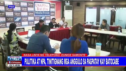 Pagpatay kay Batocabe, masusing iniimbestigahan