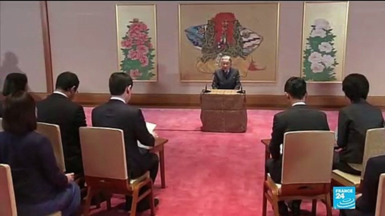 Japan emperor marks last birthday on throne, prays for peace