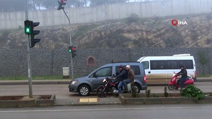 Suriye sınırındaki Kilis’te sis etkili oluyor