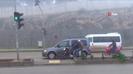 Suriye Sınırındaki Kilis'te Sis Etkili Oluyor