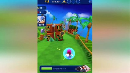 Sonic Dash KNUCKLES Android Gameplay