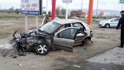 Aksaray’da Trafik Kazası, Otomobil İle Yolcu Otobüsü Çarpıştı: 3 Yaralı