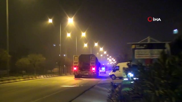 Suriye’ye Fırtına Obüs, Tank, Topçu Bataryası ile Mühimmat Sevkiyatı Yapıldı