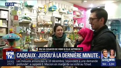 Cadeaux de Noël: jusqu'à la dernière minute