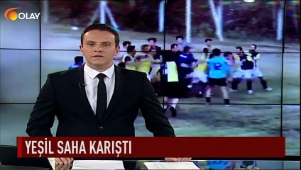 Yeşil saha karıştı