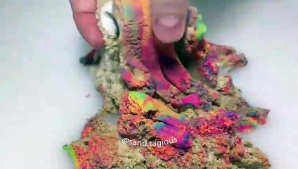 Most Satisfying Crunchy Kinetic Sand Cutting Video Compilation #6