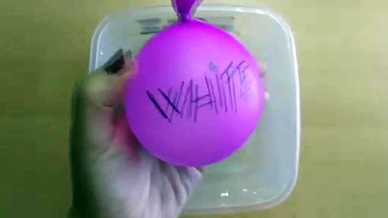 Making Slime With Balloons - Slime coloring - Satisfying Slime