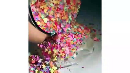 Slime ASMR Pressing Compilation / CRUNCHY SLIME #72