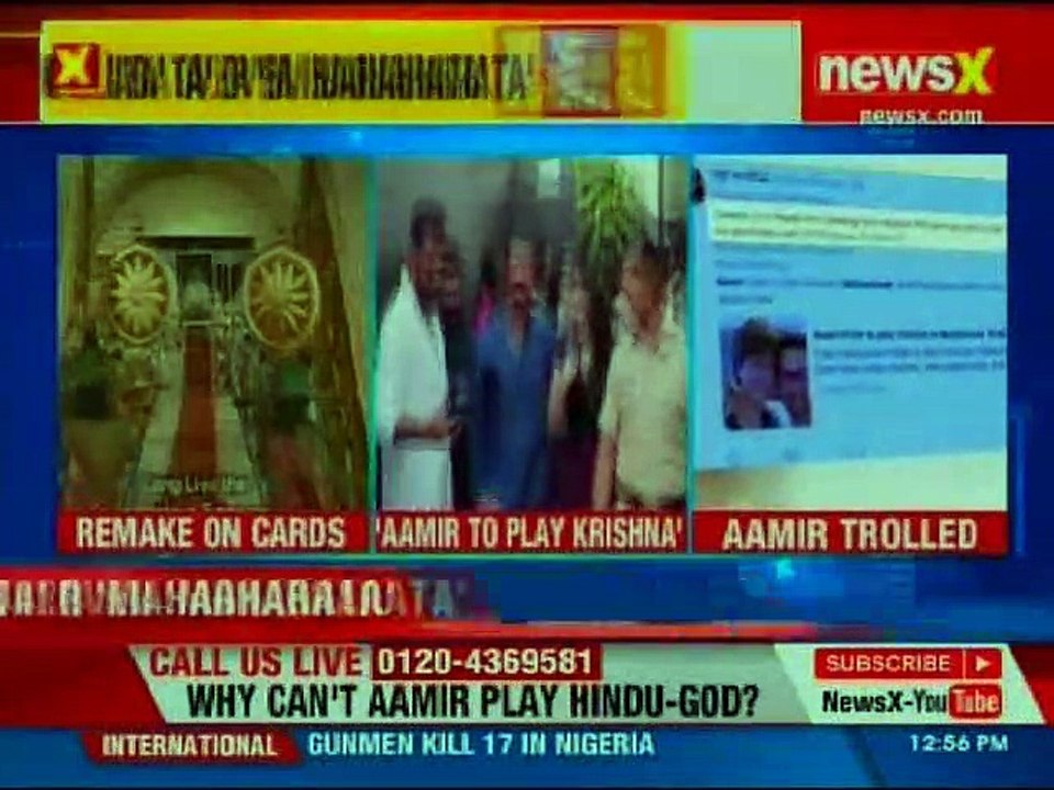 Aamir Khan trolled mecilessly for to play role lord krishna in Mahabharata