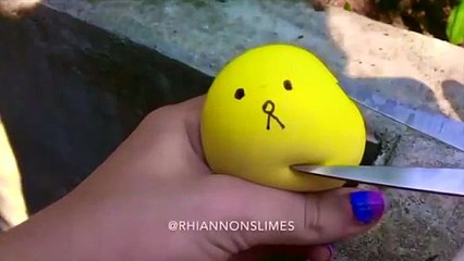 Cutting Open Stress Balls - Satisfying Slime Stress Ball Cutting #720
