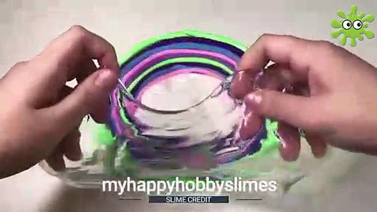 Clay Mixing Slime   Very Satisfying Oddly ASMR Video #204