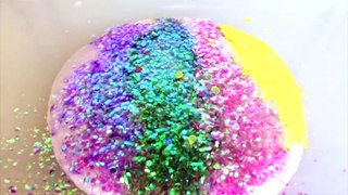 Glitter Slime ASMR || The Most Satisfying Glitter Slime Mixing you EVER Seen #303
